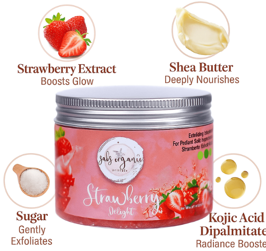Strawberry Delight Exfoliating Sugar Scrub