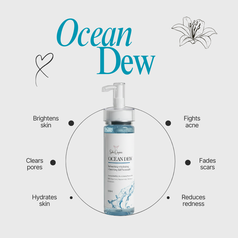 Ocean Dew Refreshing, Hydrating, Soothing Gel Facewash